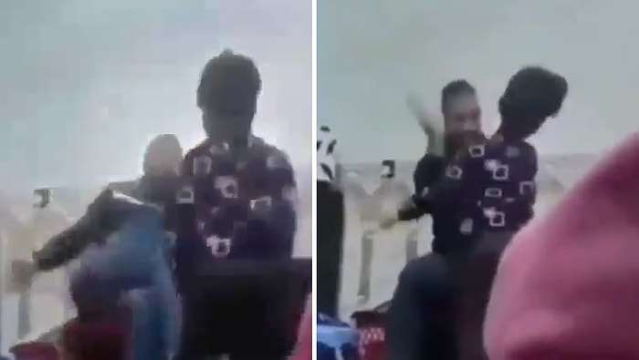 Sen Nasıl Babasın! Çocuğunu Acımasızca Döven Caninin Adeta Cinayete Teşebbüs Ettiği Korkunç Anlar!