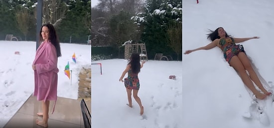 Bunlar Hep Kendall Etkisi! Oyuncu Pelin Akil'in Mayoyla Kara Atladığı Görüntüleri Gündem Yarattı