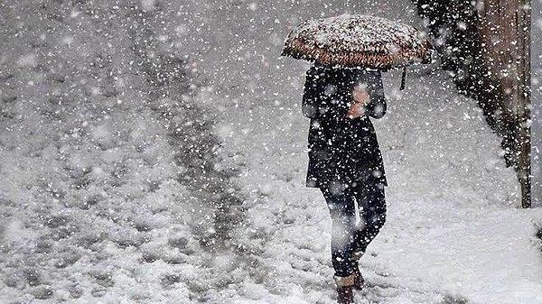 İstanbul'da Kar Fırtınası Uyarısı