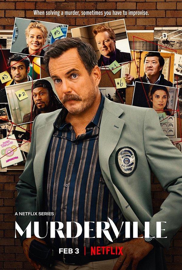 Şimdi gelelim asıl müjdeye! Nur topu gibi kaotik bir dizimiz olacak: 3 Şubat'ta yeni suç komedisi Murderville geliyor.