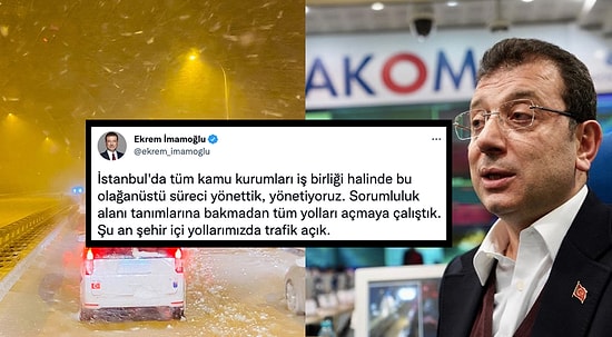 Kar Altındaki İstanbul'da Sorumluluk Tartışması: Karayolları'na Ait Yollara İBB'nin Yardım Eli Gündemde!