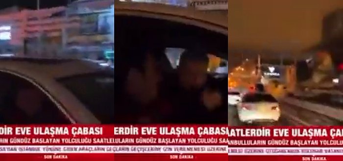 A Haber Canlı Yayınında Bir Sürücüye Mikrofon Uzatan Muhabir Beklenmedik Bir Cevap Aldı: 'Abi Sen Yalansın'