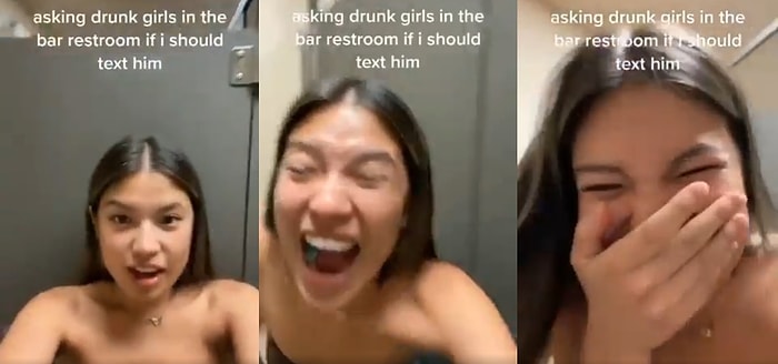 Bar Tuvaletinde 'Sizce Ona Yazmalı mıyım?' Diye Soran Kadını Sorduğuna Pişman Eden Tepkiler