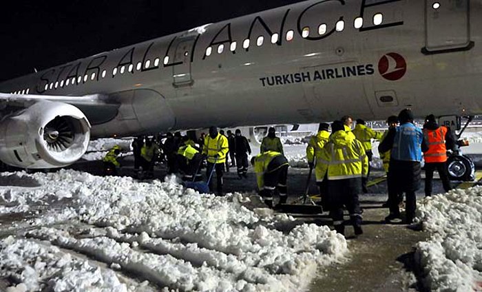 Karın Etkisi Azalmaya Başladı: İstanbul Havalimanı Kademeli Uçuşlara Başladı