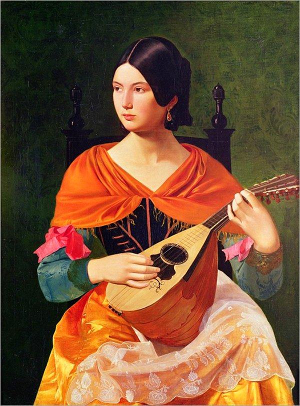 9. Hırvatistan - Roman Woman Playing A Lute