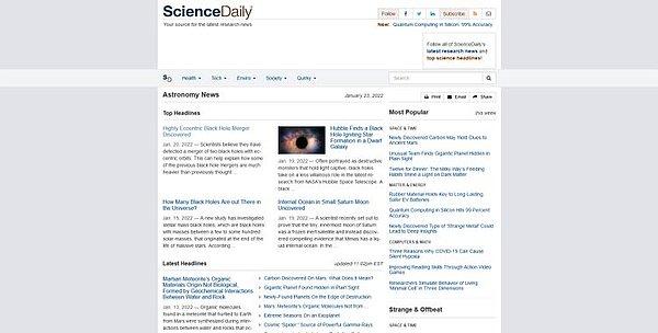 5- Science Daily