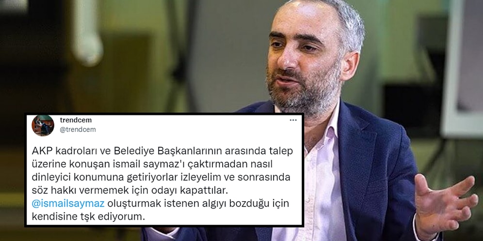İsmail Saymaz, Twitter Sohbet Odasında Ekrem İmamoğlu'nu Eleştiren AKP'lilere Geçmişte Yaşananları Hatırlattı