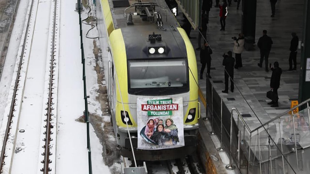 Afganistan'a İnsani Yardım Treni Yola Çıktı