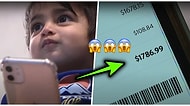İki Yaşındaki Çocukları Kendilerinden Habersiz 2 Bin Dolarlık Alışveriş Yapınca Neye Uğradığını Şaşıran Çift