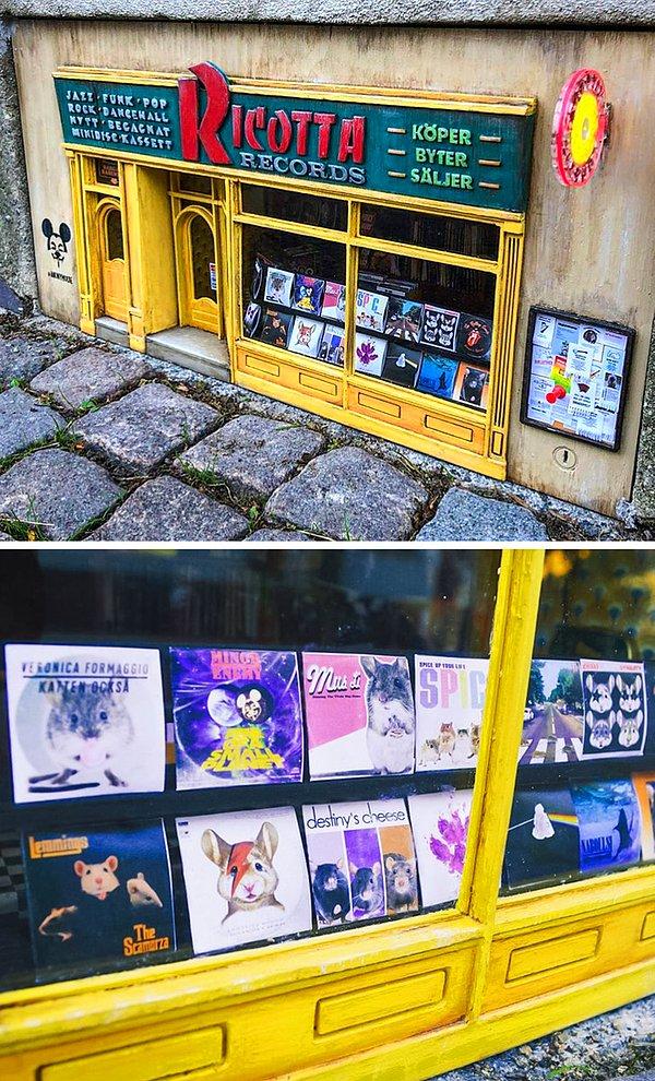11. Lund'da fareler için müzik dükkanı 😍