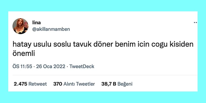 Soslu Tavuk Dönerin Öneminden Tarkan'ın Tarihi Gömleğine Son 24 Saatin Viral Tweetleri