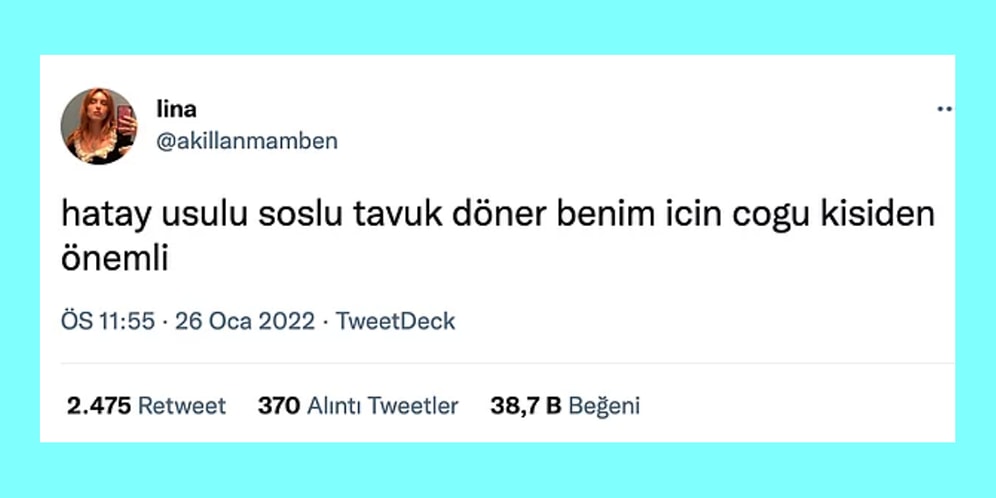 Soslu Tavuk Dönerin Öneminden Tarkan'ın Tarihi Gömleğine Son 24 Saatin Viral Tweetleri