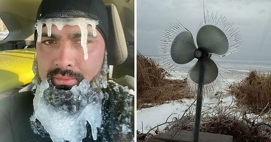 16 самых интересных зимних фото, показывающих, как выглядит настоящий холод