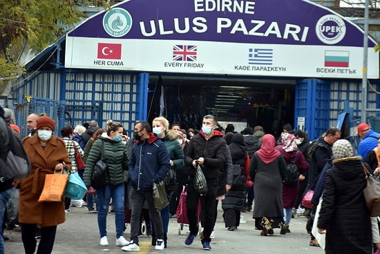 Edirne'de Bulgarlara Kampanya: Bin Liralık Alışveriş Yapana PCR Bedava