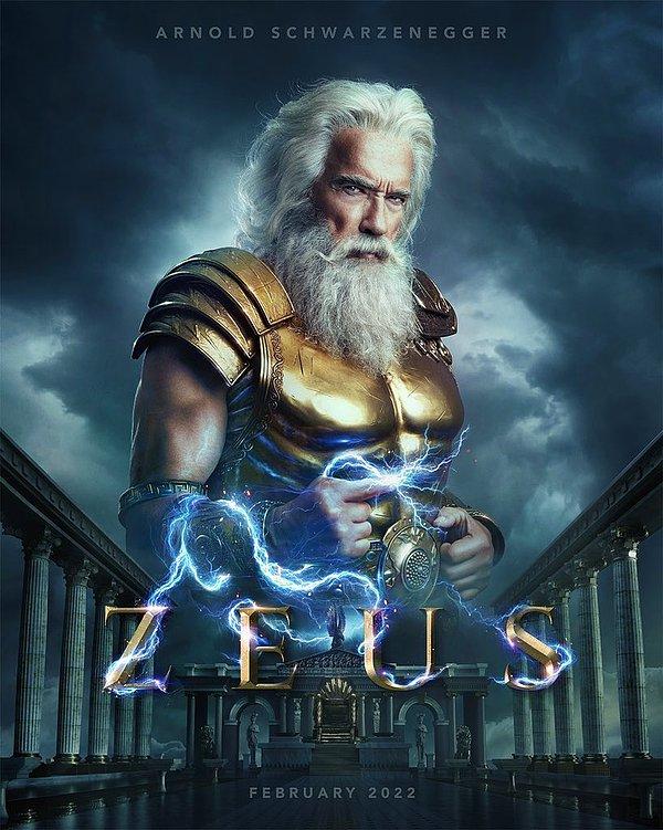 4. Arnold Schwarzenegger, başrolde olduğu ‘Zeus’un afişini paylaştı.