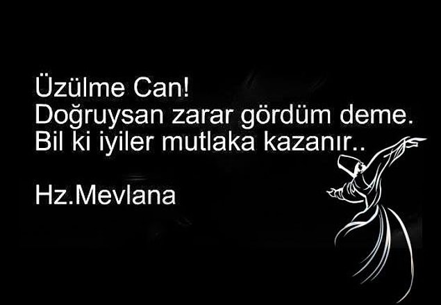 Resimli Mevlana Sözleri