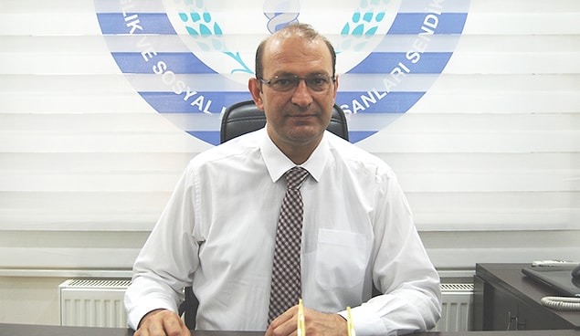 Sağlık Sen Konya Şube Başkanı Uzunay saldırıya tepki gösterdi