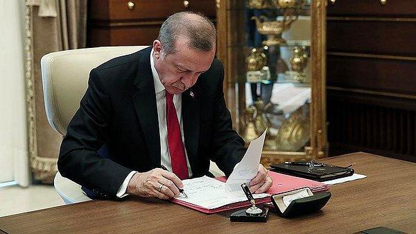 31734 sayılı Resmi Gazete Cumhurbaşkanı Erdoğan imzasıyla yayımlandı.