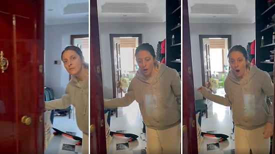 İkizine Kapıyı Açan Kadının Bir Süre Karşısındakinin Kendisi Olduğunu Zannettiği Efsane Anlar