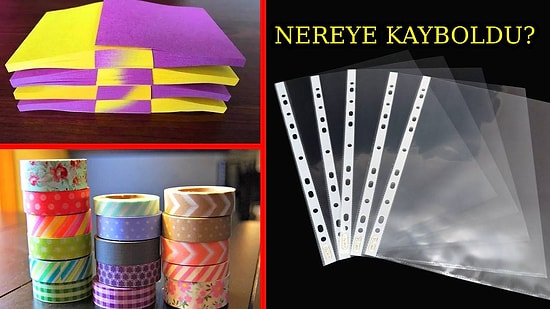 Adeta Bir Kara Deliğe Girmişçesine Aniden Kaybolabilen 11 Kırtasiye Ürünü