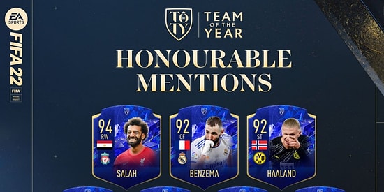 FIFA 22'ye TOTY Honourable Mentions Oyuncuları Geldi: Salah, Promonun Yıldızı!