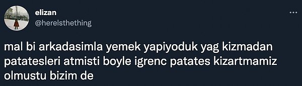 15. Patatesteki yağ oranı yüzde bin beş yüz.