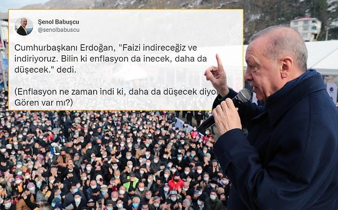 Erdoğan'ın 'Enflasyon Daha da Düşecek' Sözleri İçin Ne Dediler?