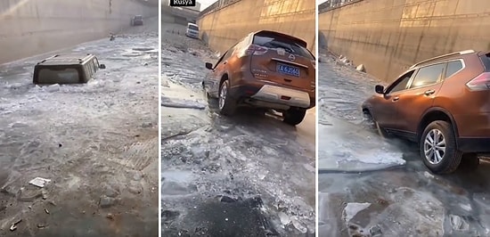 Rusya'da Dondurucu Soğukların Etkisini Gözler Önüne Seren Korkunç Görüntüler