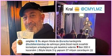 Kadıköy'de Bir Barda Aniden Sahneye Çıkan Cem Yılmaz Gönülleri Bir Kez Daha Fethetti