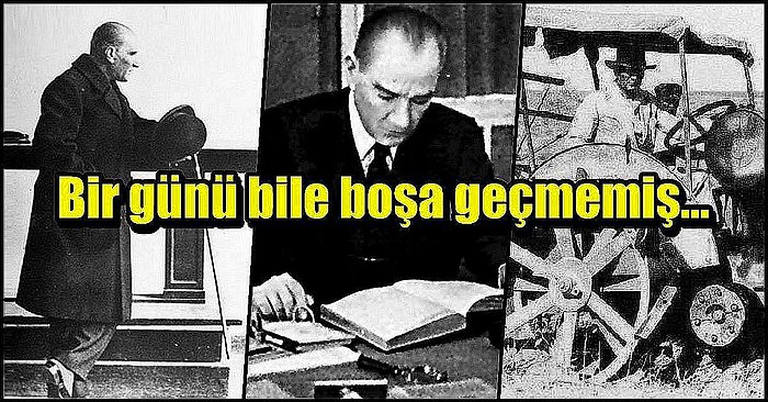 Atatürk'ün Günlüklerinden Geliyoruz: Büyük Önder Geçmişte Bu Hafta Ne Yapmıştı?