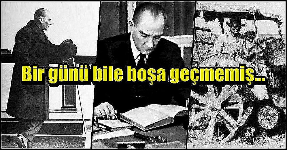 Atatürk'ün Günlüklerinden Geliyoruz: Büyük Önder Geçmişte Bu Hafta Ne Yapmıştı?