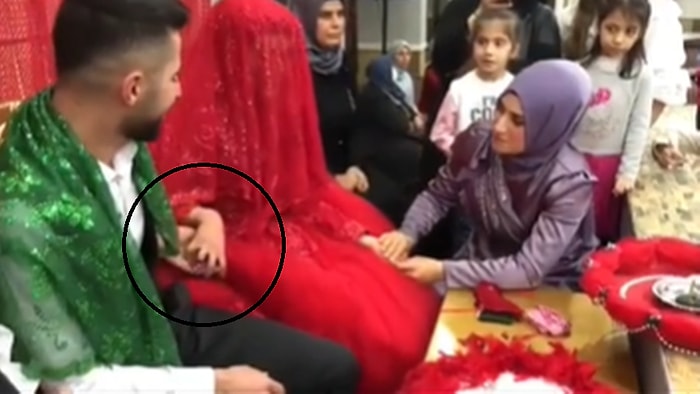 Kınada Hediye Edilen Altını Eşinin Elinden Işık Hızında Alan Gelin