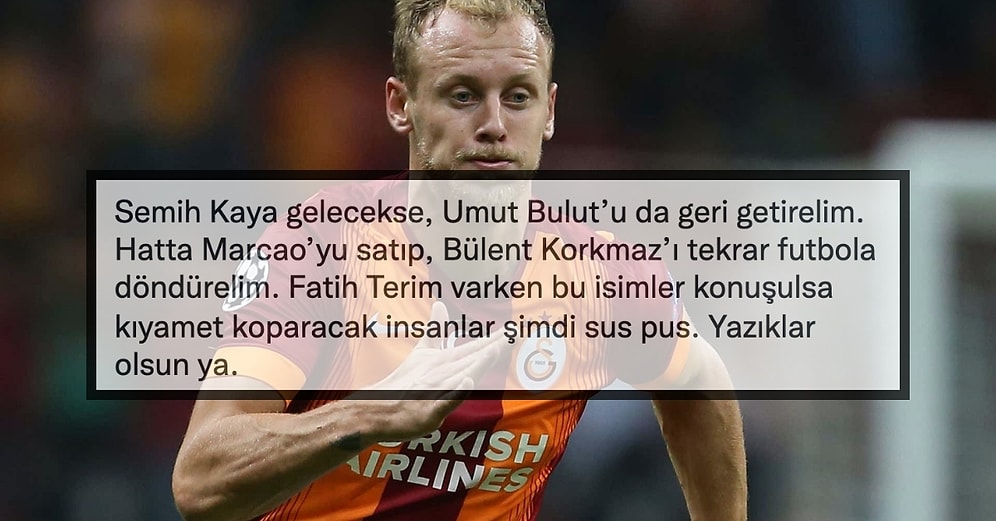 Semih Kaya'nın Galatasaray'a Döneceğini Duyup Fenalık Geçiren Taraftarlar Sosyal Medyadan Tepki Gösterdi