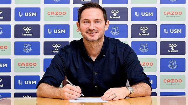 Everton yeni teknik direktörü olarak Frank Lampard'ı açıkladı.
