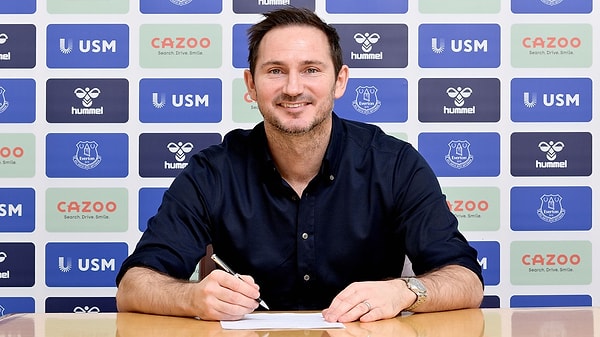 Everton yeni teknik direktörü olarak Frank Lampard'ı açıkladı.