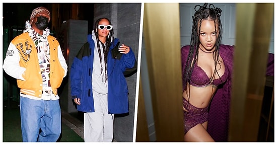 Hamilelik Fotoğrafı Geldi! ASAP Rocky ve Rihanna Çifti Bebek Beklediklerini Hayranlarıyla Paylaştı