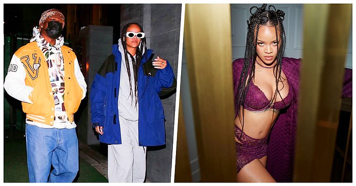 Hamilelik Fotoğrafı Geldi! ASAP Rocky ve Rihanna Çifti Bebek Beklediklerini Hayranlarıyla Paylaştı