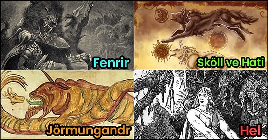 İskandinav Tanrılarının Sonunu Getirdiler! İşte İskandinav Mitolojisinin Kötü ve Acımasız Yaratıkları