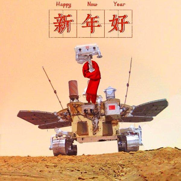 8. Çin’in Mars yörüngesindeki Tianwen-1 keşif aracı Kaplan Yılı’nı kutlamak için 350 milyon kilometre uzaklıktan selfie video yolladı.