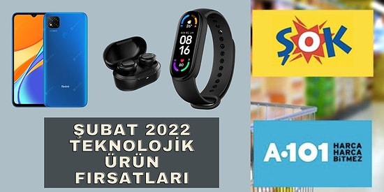 Yeni Ayın İlk Teknoloji Fırsatları! Şubat 2022 Şok ve A101 Aktüel Ürün Kataloğu
