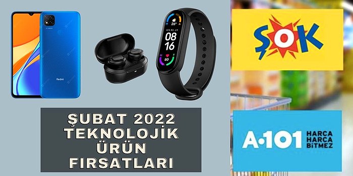 Yeni Ayın İlk Teknoloji Fırsatları! Şubat 2022 Şok ve A101 Aktüel Ürün Kataloğu