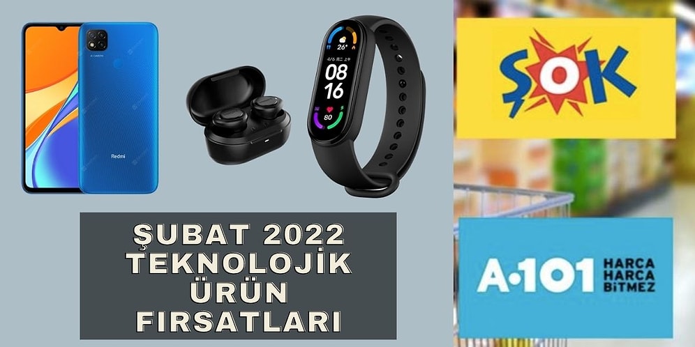 Yeni Ayın İlk Teknoloji Fırsatları! Şubat 2022 Şok ve A101 Aktüel Ürün Kataloğu