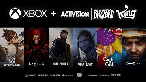 Microsoft, sürpriz bir şekilde Activision Blizzard firmasını 68.7 milyar dolar karşılığında satın alacağını açıklamıştı.