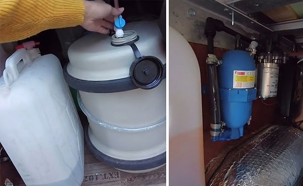 Если вам интересно, как она может снабдить все это, у нее есть скрытый источник воды под полом.