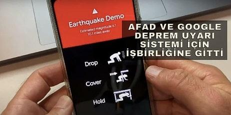 Google ve AFAD Deprem Uyarı Sistemi İçin İşbirliği Yapacak