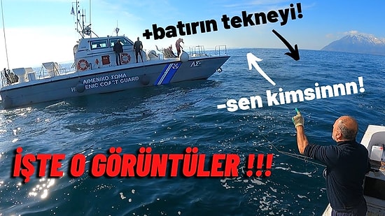 Uluslararası Sularda Balık Tutan Türk, 'Tekneni Batıracağım' Diyen Yunan Güçlerine Hadlerini Bildirdi