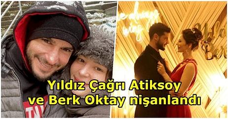 Onlar Ersin Muradına! Yıldız Çağrı Atiksoy ve Berk Oktay Nişanlandı, Nişan Fotoğrafına Binlerce Beğeni Yağdı