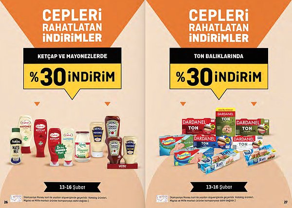 13. Ketçap ve mayonezler ve