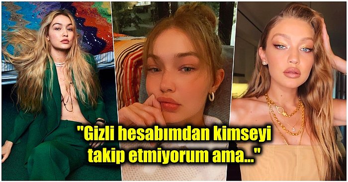 Ünlü Model Gigi Hadid Kimselerin Bilmediği TikTok Hesabından Epey 'Tuhaf' Videolar İzlediğini İtiraf Etti