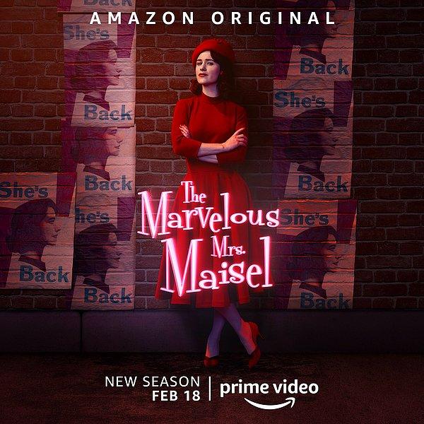 5. The Marvelous Mrs. Maisel, yeni sezonuyla 18 Şubat’ta dönüyor.